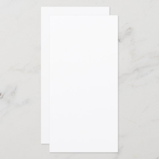 Persoonlijke platte kerstkaart, formaat: 20 x 10 c feestdagenkaart (Voorkant / Achterkant)