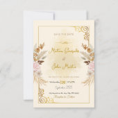 Persoonlijke platte Save The Date-kaart Date (Voorkant)
