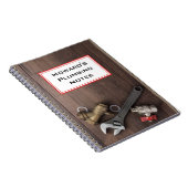Persoonlijke Plumber-laptop Notitieboek (Rechterzijde)