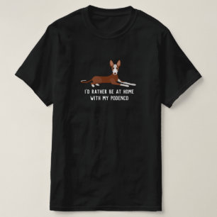 Persoonlijke Podenco Dog Slogan T-Shirt
