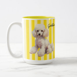 Persoonlijke Poedel | Honden Koffiemok Tweekleurige Koffiemok