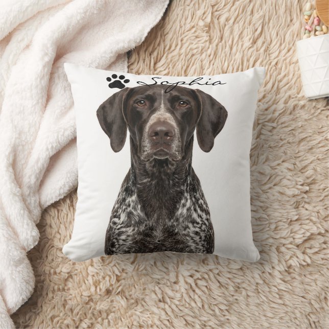 Persoonlijke Pointer Hond Foto Worp Kussen (Deken)