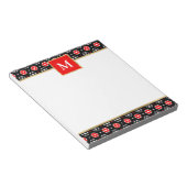 Persoonlijke Poker Chip-Thema Notitieblok (Schuin)