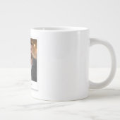 Persoonlijke Polaroid fotobeker met datum Grote Koffiekop (Rechts)