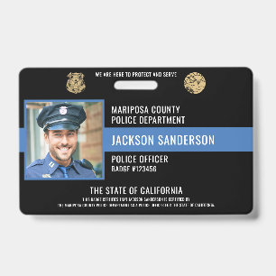 Persoonlijke Politie Handhavingsmedewerker ID Badge