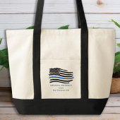 Persoonlijke politie met thin Blue Line Tote Bag