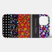 persoonlijke polka stippen patronen Case-Mate iPhone case (Achterkant (horizontaal))