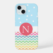 Persoonlijke Polka Zag iPhone Hoesje 15 Case (Achterkant)