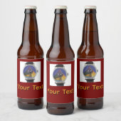Persoonlijke polshorloge bierfles bier etiket (Flessen)