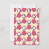 Persoonlijke Pomegranaat Notecards Bedankkaart (Achterkant)