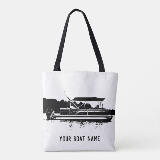 Persoonlijke Pontoon Boat-Canvas tas (Achterkant)