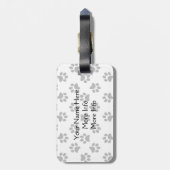 Persoonlijke pools bagagelabel (Achterkant verticaal)