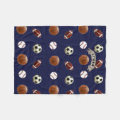 Persoonlijke poorten fleece deken (Voorkant (Horizontaal))