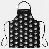 Persoonlijke pop-upbeelden in een tinbuis met bubb schort (Voorkant)