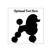 Persoonlijke porseleinpap rubberstempel (Afrduk)