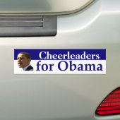 Persoonlijke Portret Bumpersticker voor Obama (Op auto)