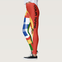 Persoonlijke Portugal Voetbalfan Leggings