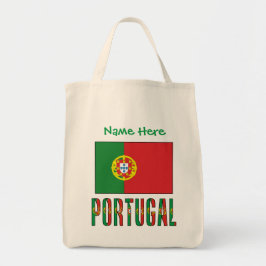 Persoonlijke Portugese Vlag Erfenis  Tote Bag