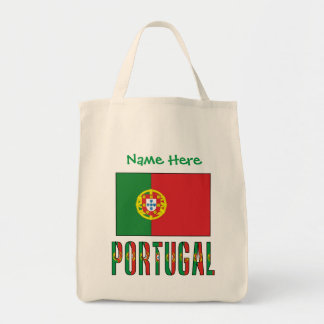 Persoonlijke Portugese Vlag Erfenis  Tote Bag
