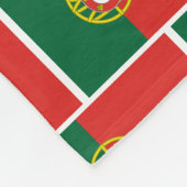 Persoonlijke PORTUGESE VLAG Fleece Deken (Hoek)