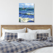 Persoonlijke Post-Impressionisme Fijne Landschapsk Canvas Afdruk (Insitu (Slaapkamer))