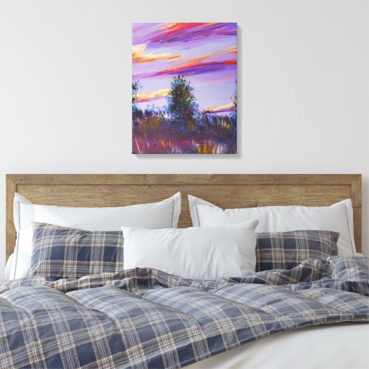Persoonlijke Post Impressionisme Fine Landscape Ar Canvas Afdruk (Insitu (Slaapkamer))