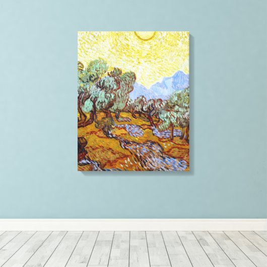 Persoonlijke Post Impressionisme Fine Landscape Ar Canvas Afdruk (Insitu (Houten vloer))