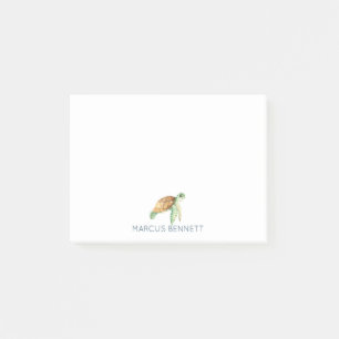Persoonlijke Post-It-briefjes Zeeschildpad Post-it® Notes