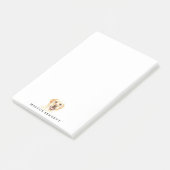 Persoonlijke Post It-notities | Labrador Retriever Post-it® Notes (Schuin)