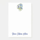 Persoonlijke Post-it-notities met bloemengrafiek Post-it® Notes (Voorkant)
