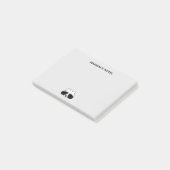 Persoonlijke Post-it® notities met een leuk wasbev Notes (Schuin)