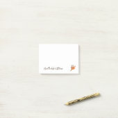 Persoonlijke post-it notities met pompoen kruiden post-it® notes (Op bureau)