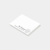 Persoonlijke Post-it-notities voor dierenartsen Post-it® Notes (Schuin)