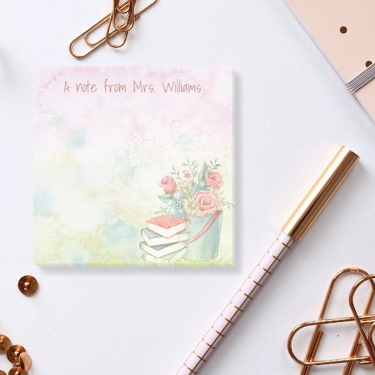 Persoonlijke Post-it-notities voor leraren naam bo Post-it® Notes