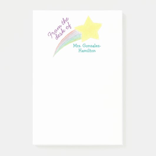 Persoonlijke Post-Its voor Leraren Post-it® Notes (Voorkant)