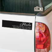 Persoonlijke postbus sticker: Achternaam & Adres Bumpersticker (Op Truck)