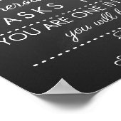 Persoonlijke Poster Afdruk bij Pensionering | met  (Hoek)