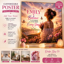 Persoonlijke Poster, Inspirerend voor Vrouwen Poster