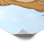 Persoonlijke Poster Jongen Teddybeer Babyfles (Hoek)