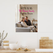 Persoonlijke poster met koppel foto voor thuis (Keuken)