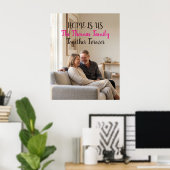 Persoonlijke poster met koppel foto voor thuis (Thuiskantoor)