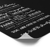 Persoonlijke Posterprint voor Pensionering Poster (Hoek)