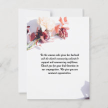 Persoonlijke postkaart voor vrouw van dominee