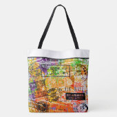 Persoonlijke Poststempelcollage Tote Bag (Achterkant)