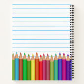 Persoonlijke potloden voor kinder schetsboek notitieboek (Achterkant)