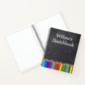 Persoonlijke potloden voor kinder schetsboek notitieboek (Binnen)