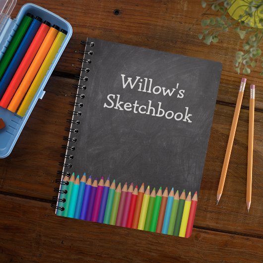 Persoonlijke potloden voor kinder schetsboek notitieboek