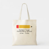 Persoonlijke Potloden voor Leraren Tote Bag (Achterkant)