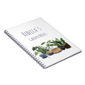 Persoonlijke potplant & Cactus Tuin Notitieboek (Rechterzijde)