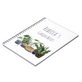 Persoonlijke potplant & Cactus Tuin Notitieboek (Linkerzijde)